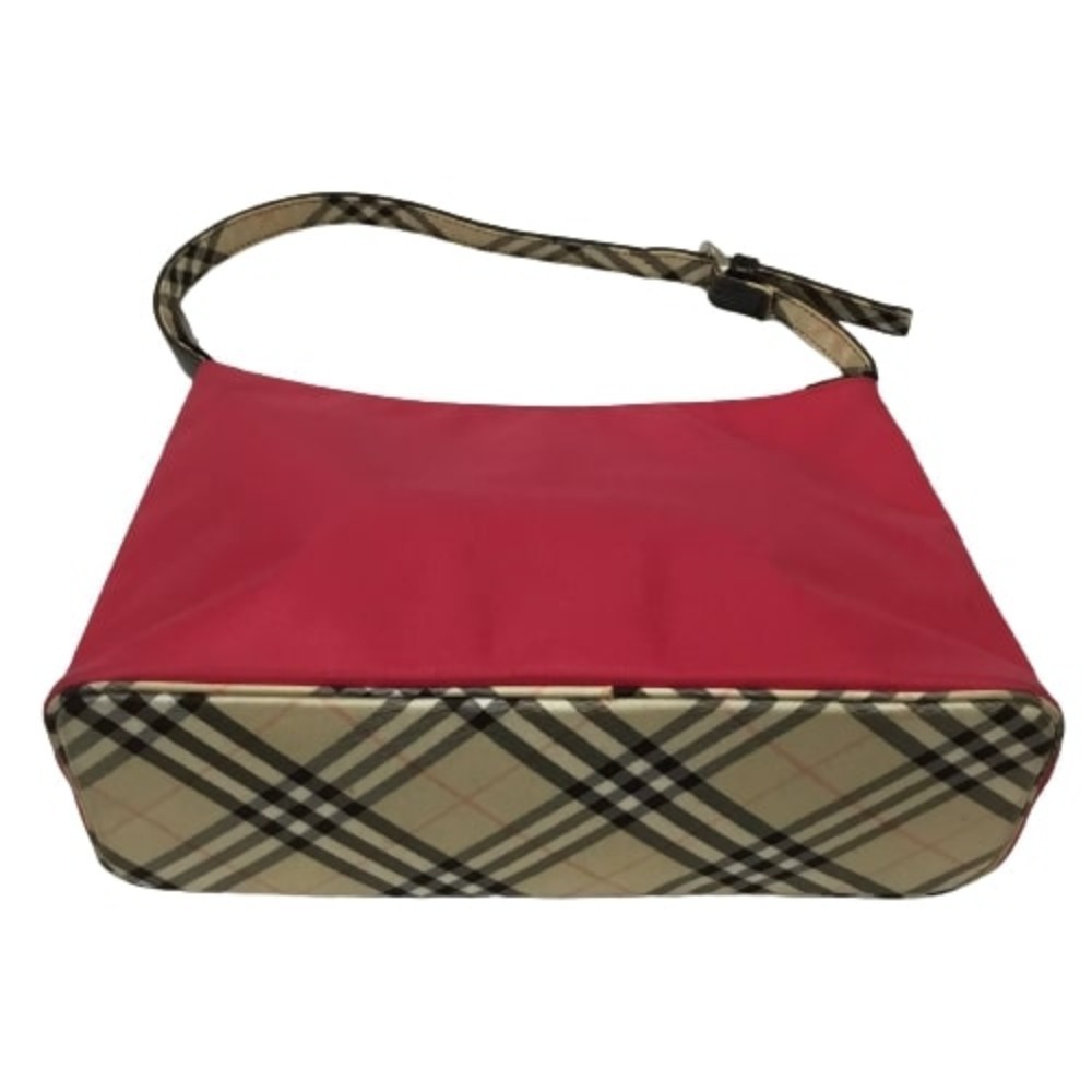 Burberry Blue Label handbag Nova Check shocking pink